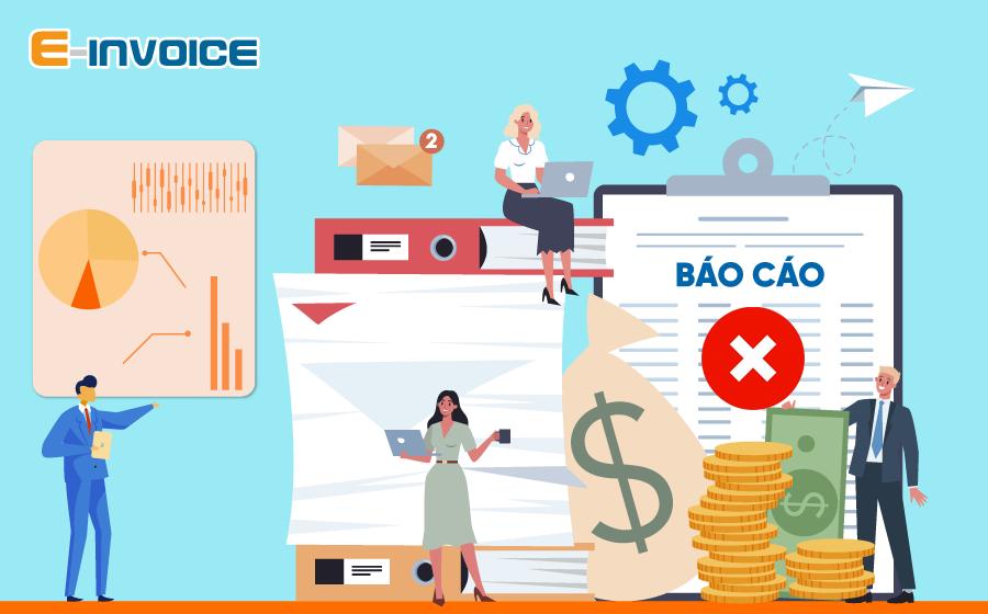 Báo cáo tài chính không trung thực.