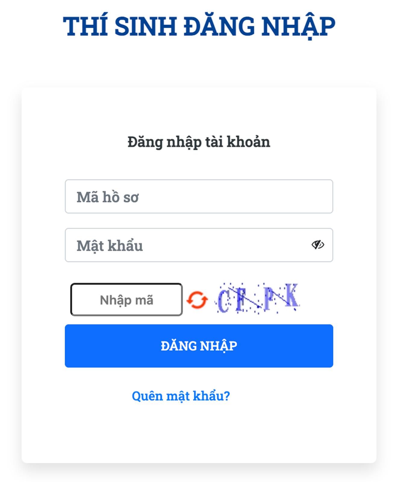 Hướng dẫn chỉnh sửa, cập nhật thông tin đăng ký sơ tuyển trực tuyến