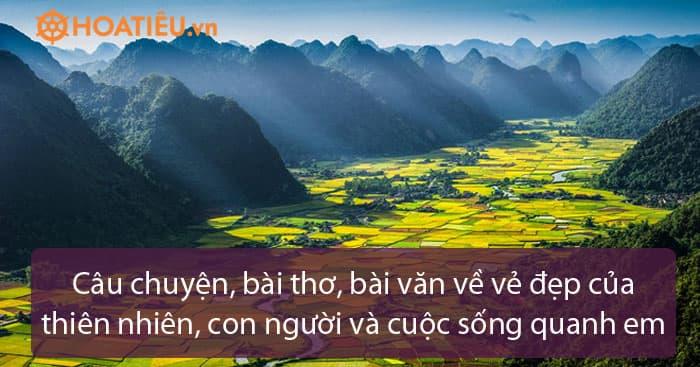 Tìm đọc một bài thơ về vẻ đẹp thiên nhiên