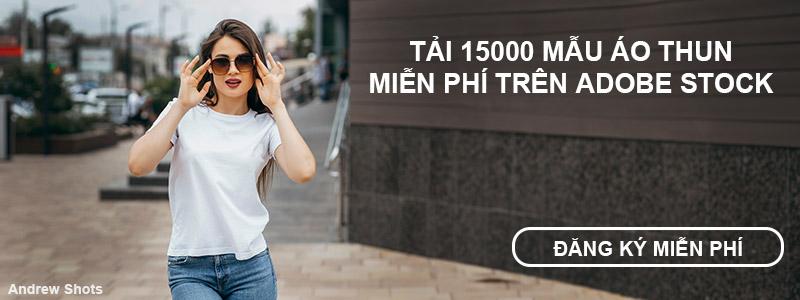 Tải mẫu áo thun miễn phí trên Adobe Stock