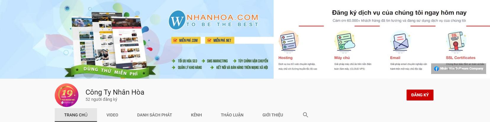 Kích thước ảnh bìa youtube
