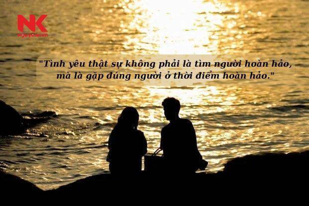 Gửi tình cảm đến người thương qua những dòng status hạnh phúc khi gặp đúng người, đúng thời điểm