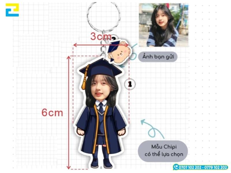 Móc Khoá Hình Chibi