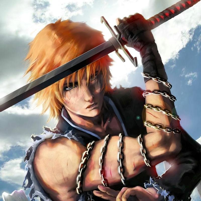 Ảnh Ichigo phong cách cá tính với nét vẽ ấn tượng