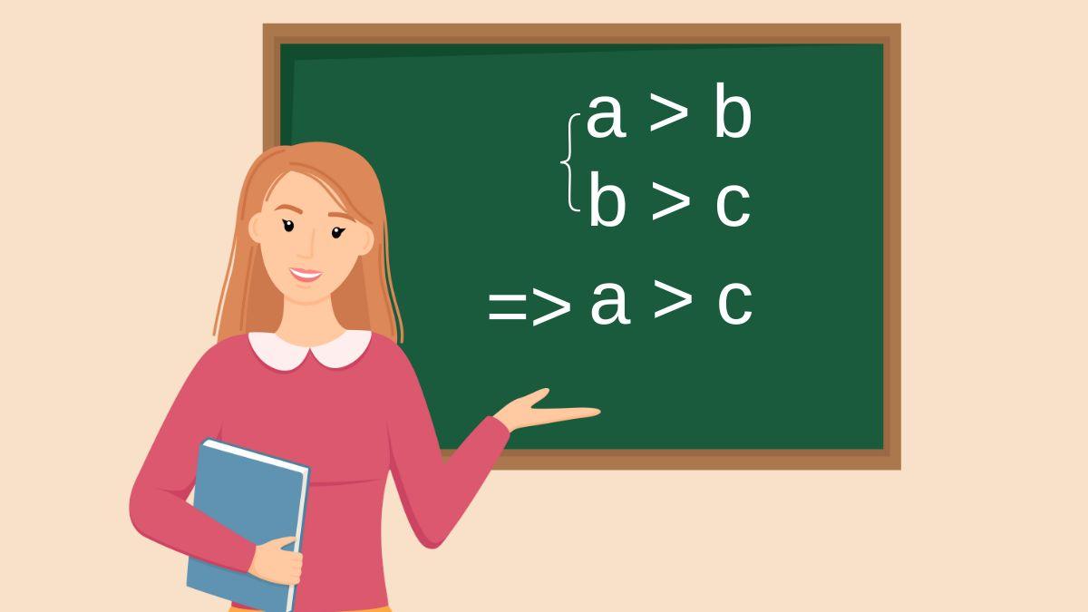 Tính chất bắc cầu của bất đẳng thức