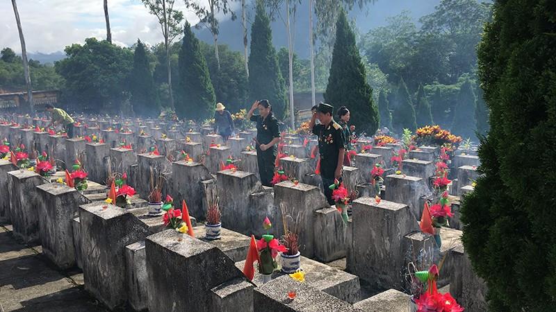 Nghĩa trang Liệt sĩ Quốc gia Vị Xuyên (Hà Giang). (Ảnh tư liệu: UBND huyện Vị Xuyên)