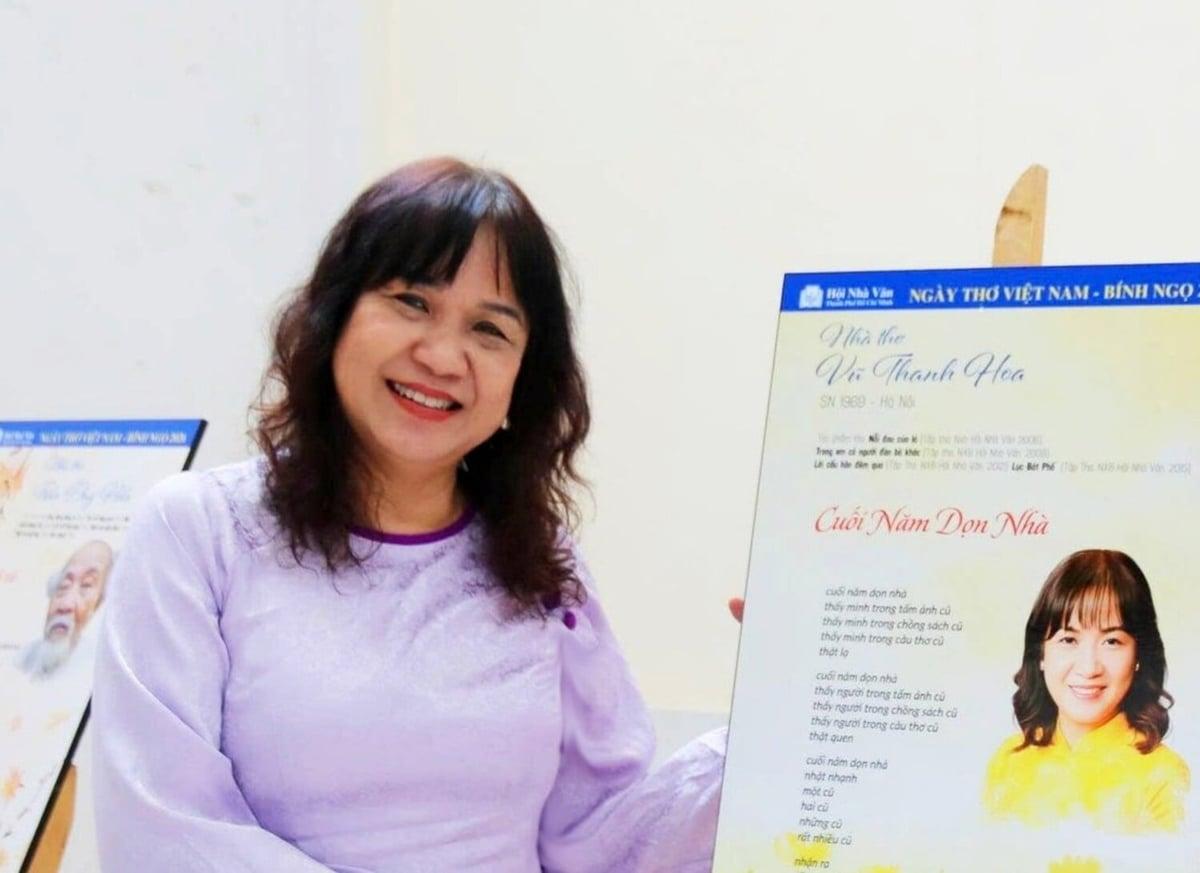 Nhà thơ Vũ Thanh Hoa. Ảnh: Nhân vật cung cấp.