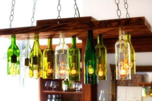 Cách tái chế chai thủy tinh siêu độc giúp trang trí nhà cửa