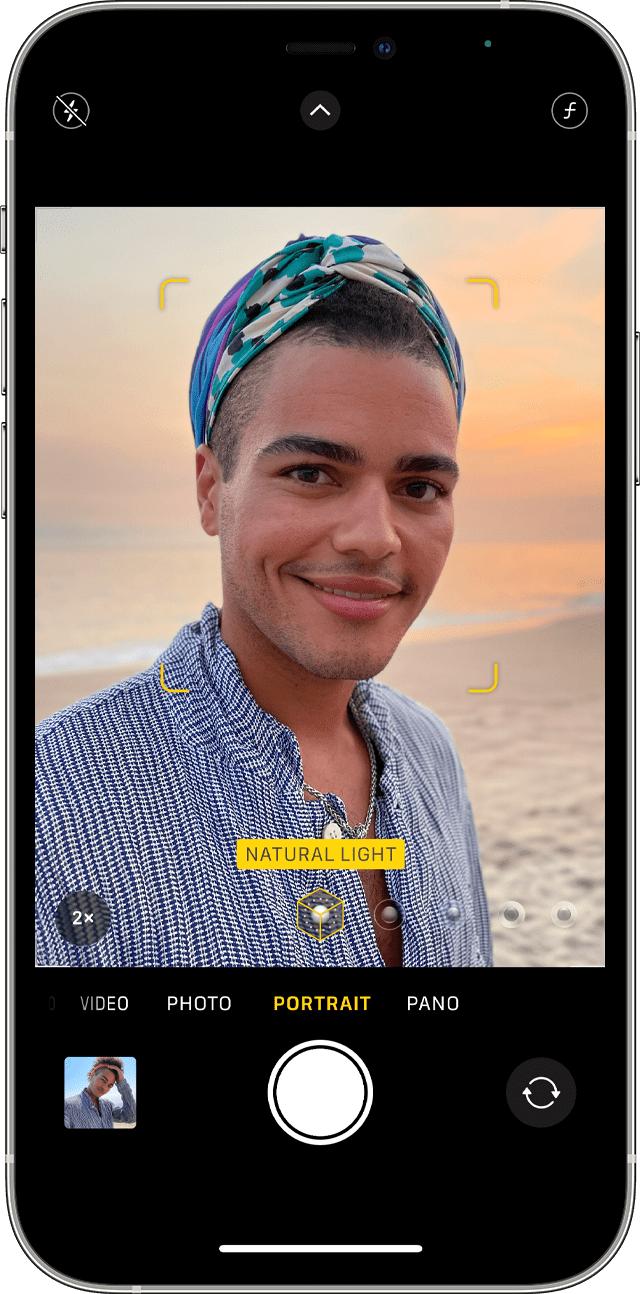 Dùng Camera trên iPhone để chụp ảnh ở chế độ Chân dung