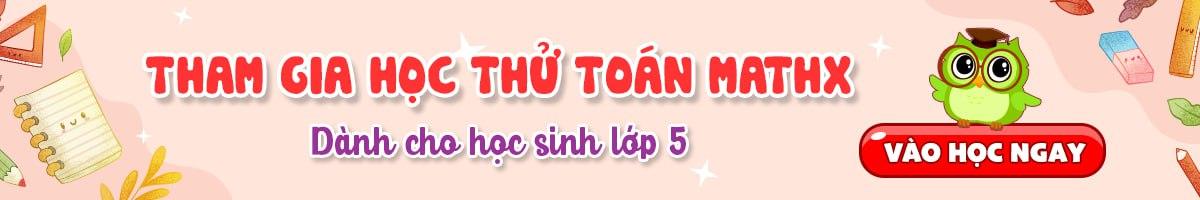 banner mathx lớp 5