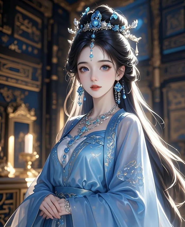hình ảnh anime cổ trang nữ kiếm hiệp
