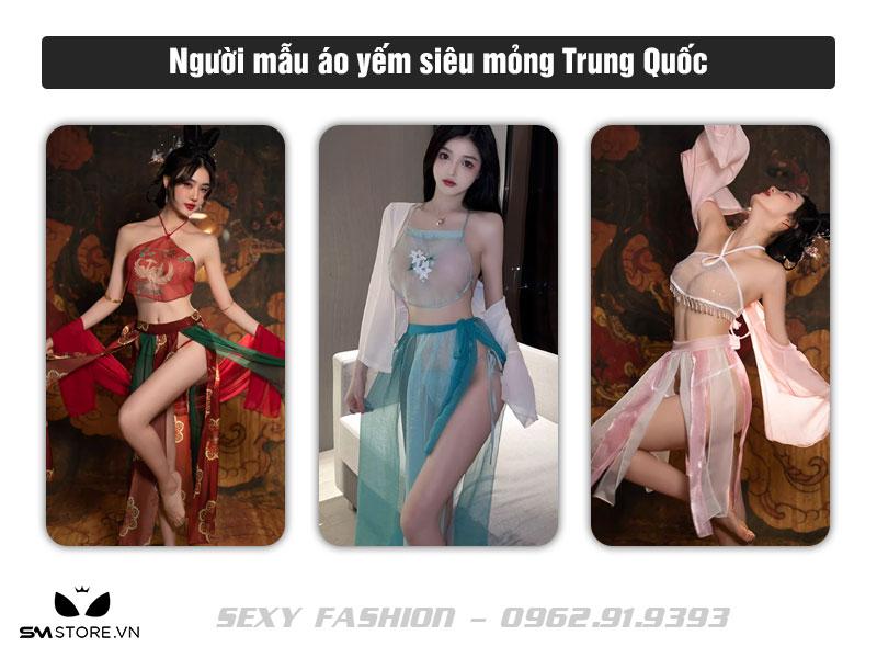 30+ ảnh hot girl, người mẫu áo yếm siêu mỏng sexy gợi cảm