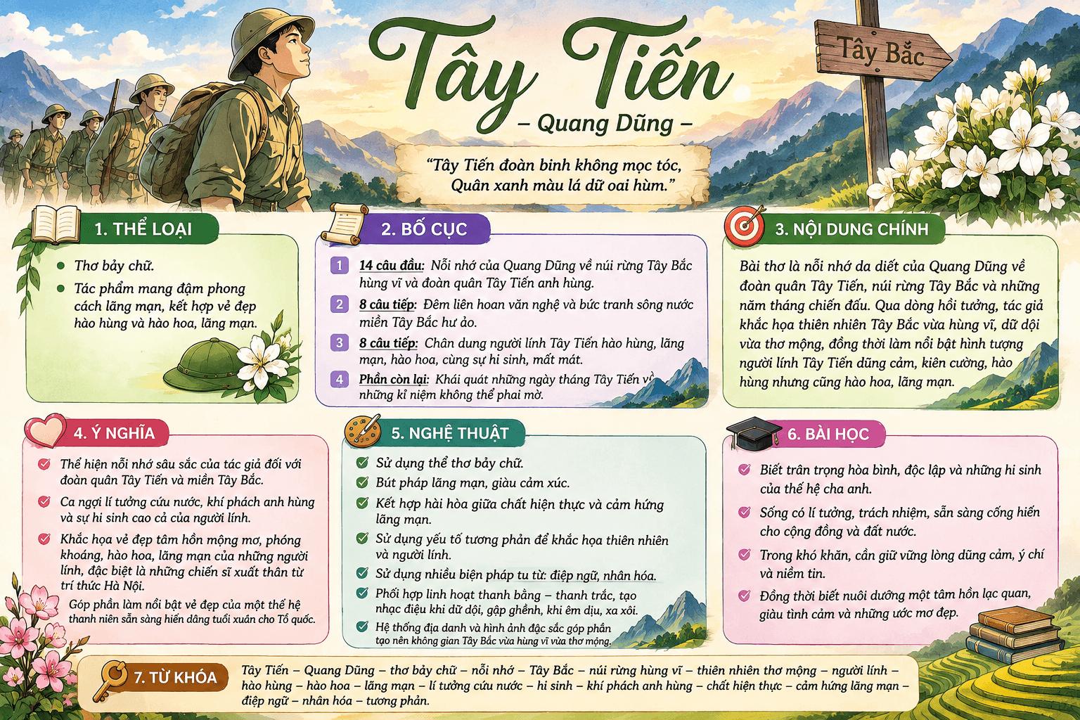 Infographic Tây Tiến