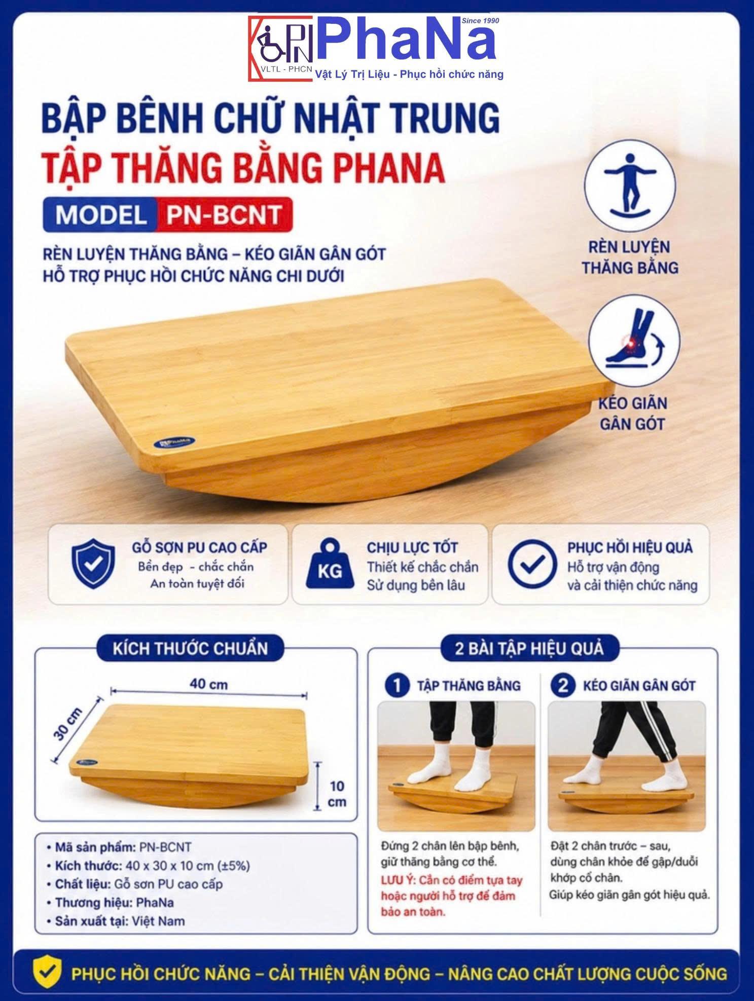 PN-BCNT - Bập bênh chữ nhật trung