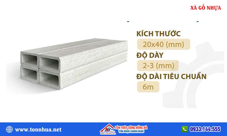 Báo giá xà gồ nhựa composite độ bền cao, chịu lực tốt: Có ưu đãi 2-7%