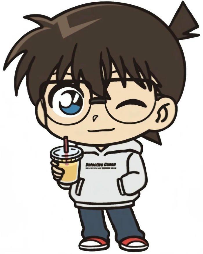 90+ Ảnh Conan chibi cute, đáng yêu hết nấc cho fan thám tử